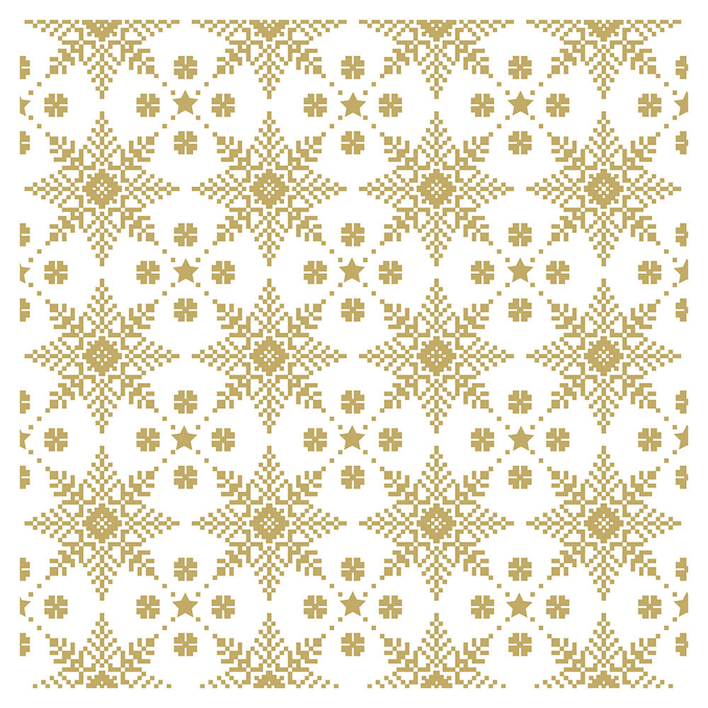 Paper+Design Snow Print Luncheon Napkins