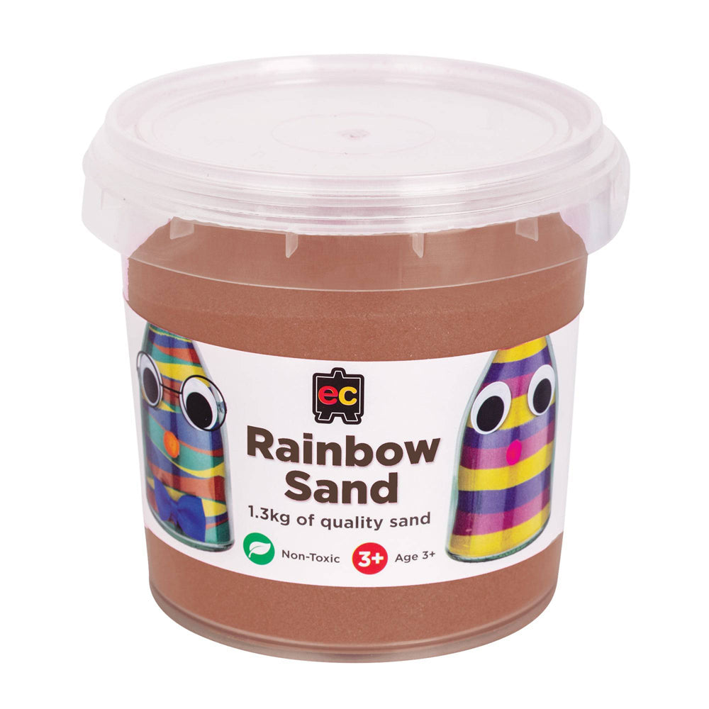 Educational Colour Rainbow Sand 1.3kg (Brown)