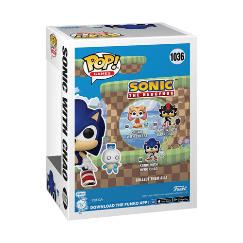 Sonic the Hedgehog Sonic with Chao Pop! Vinyl