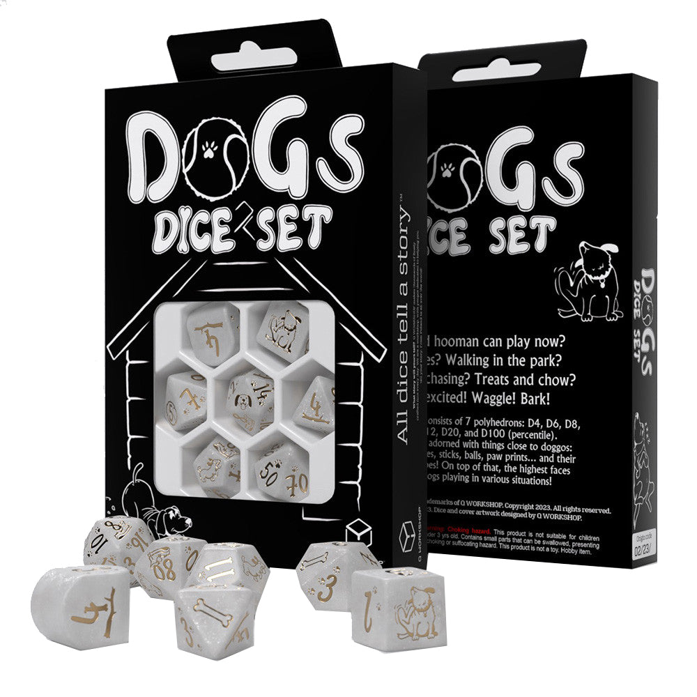 D7-Die Set Dice Dogs Dice Set Charlie