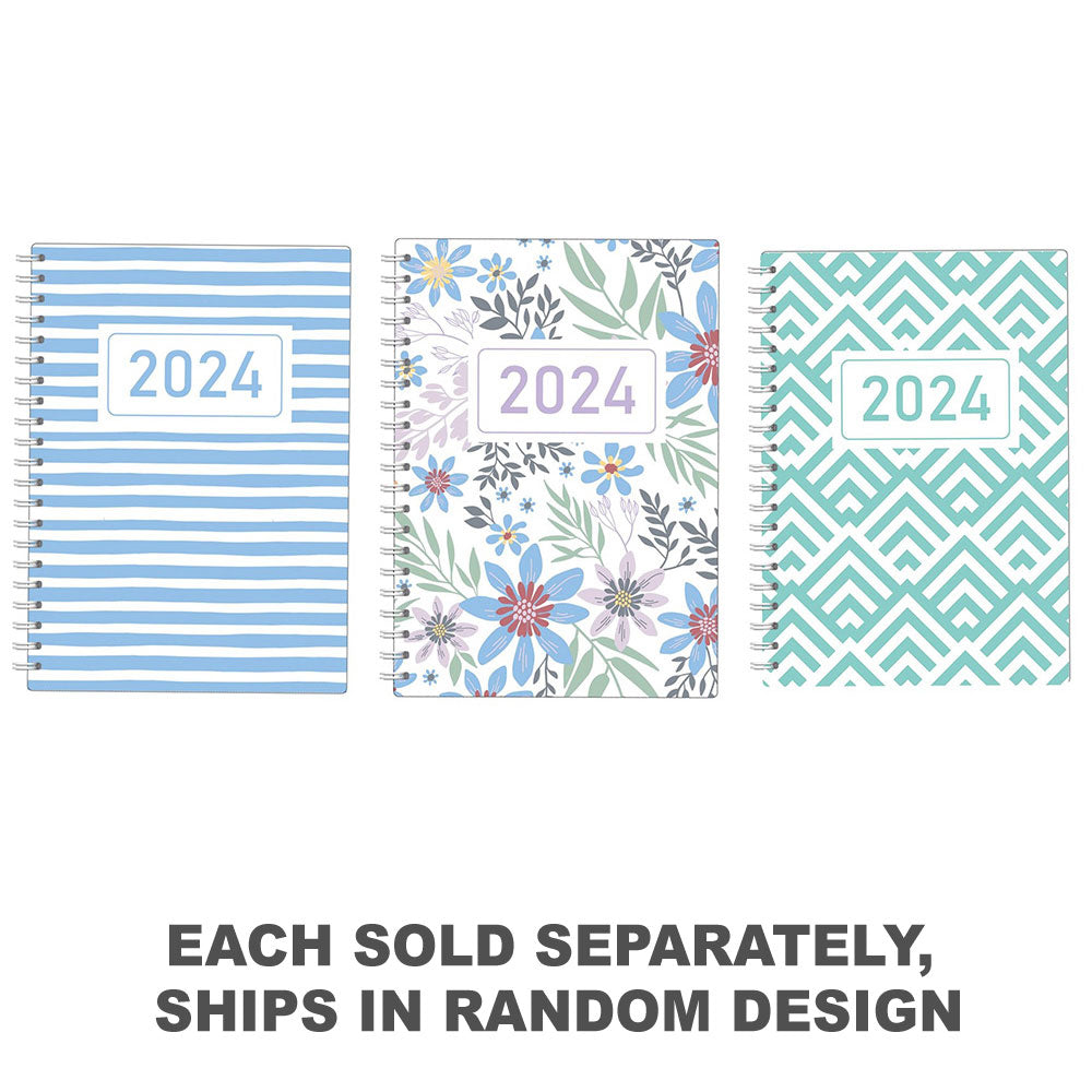 Cumberland A5 DTP Aspen Spiral 2024 Diary (1pc Random)