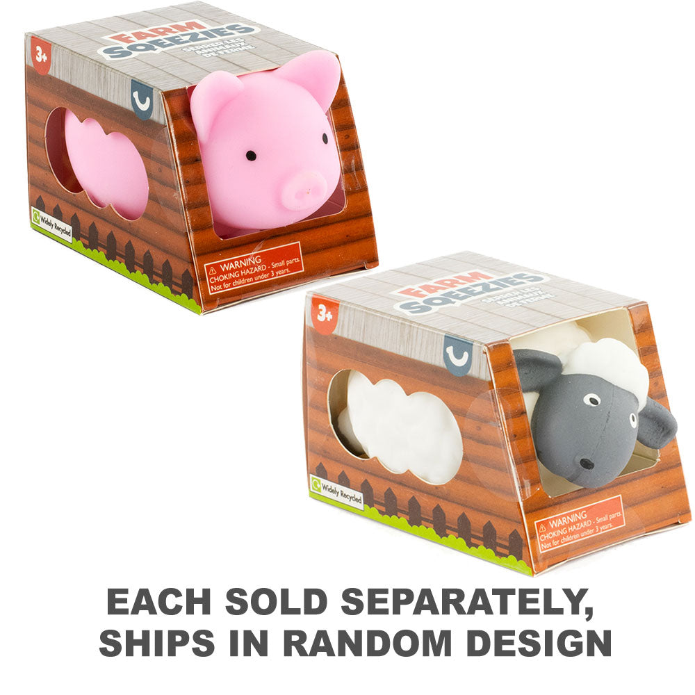 Keycraft Farm Animals Squeezy