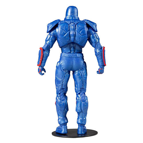 DC Multiverse Lex Luther in Power Suit and Throne Figure