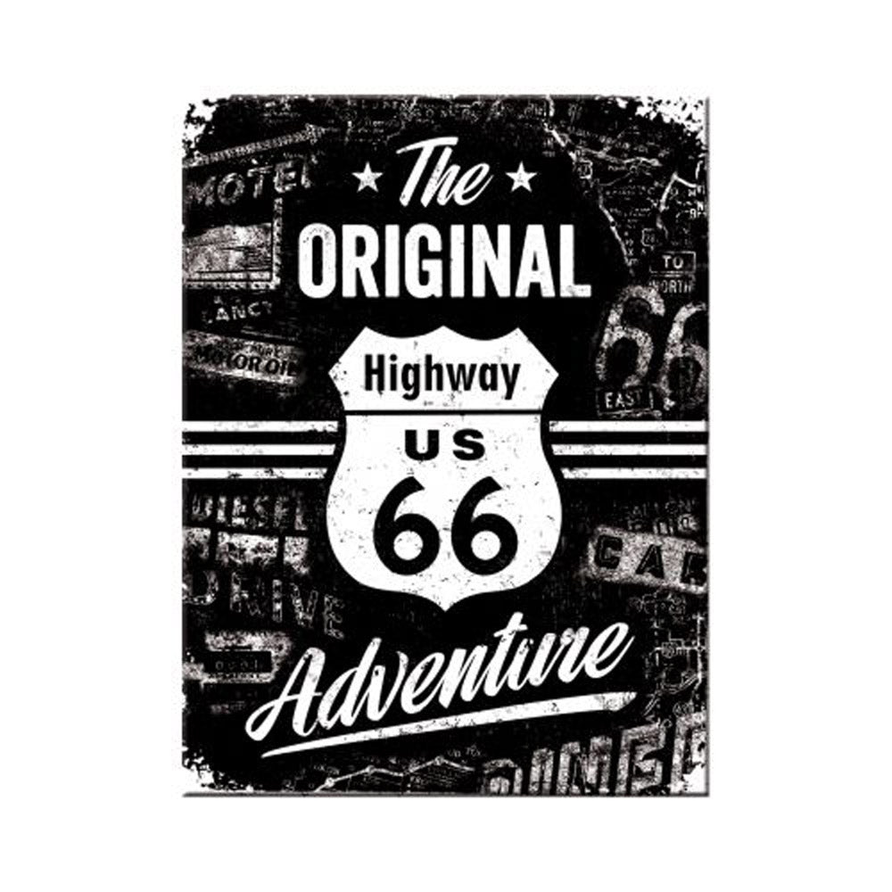 Nostalgic-Art Route 66 Original Adventure Magnet (6x8cm)