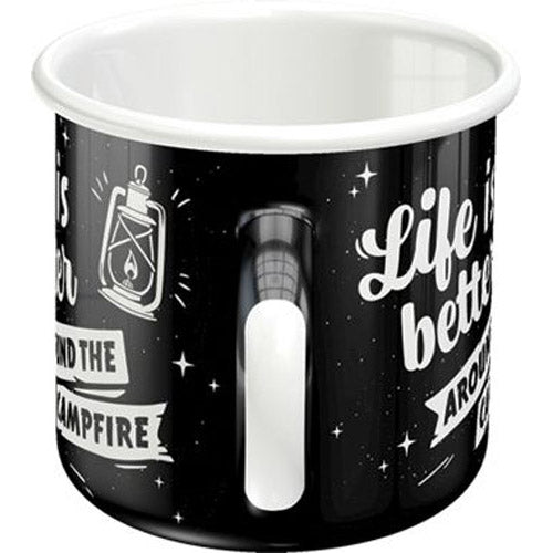 Nostalgic-Art Around the Campfire Enamel Mug