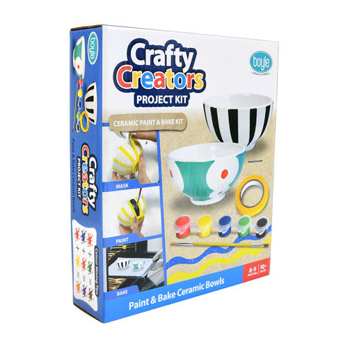 Crafty Creators Ceramic Paint and Bake Project Kit