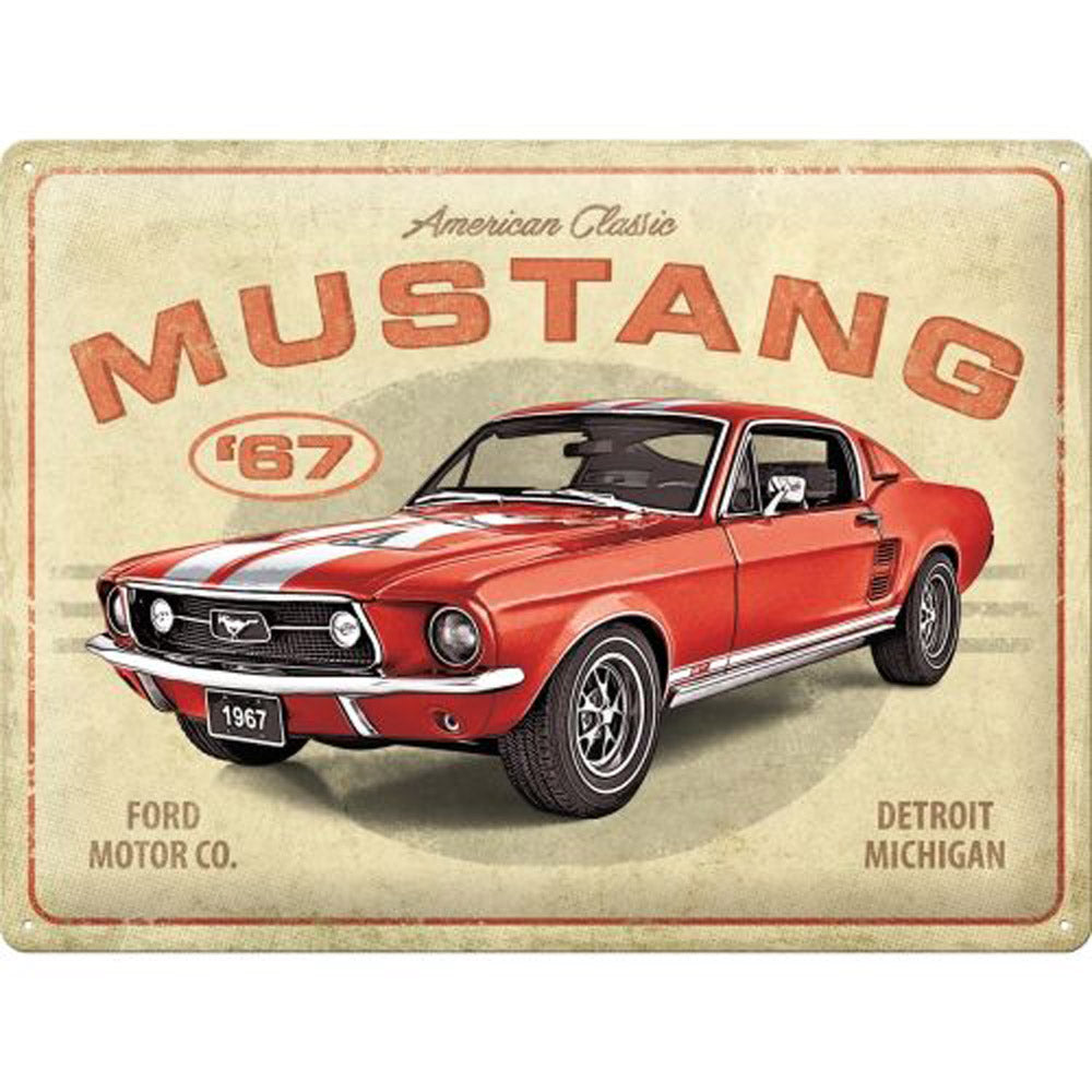 Nostalgic-Art Ford Mustang Large Sign