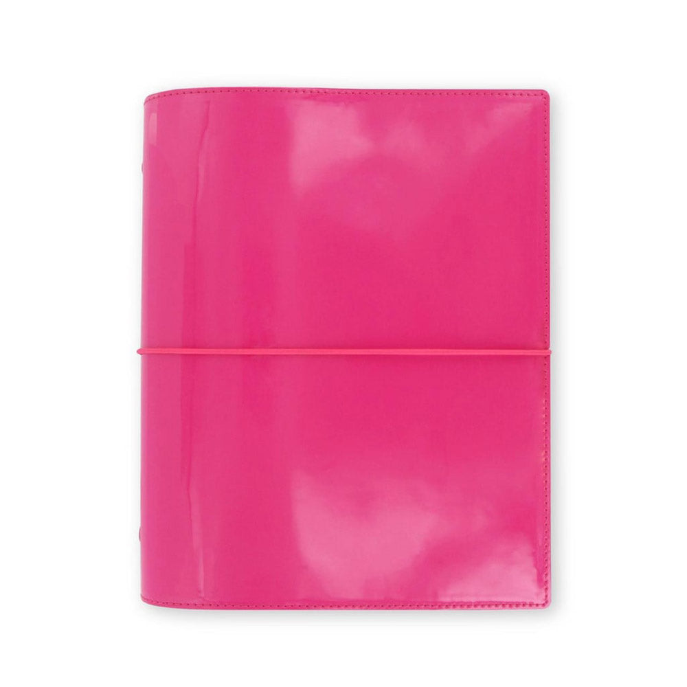 Filofax Domino A5 Patent Organiser (Hot Pink)