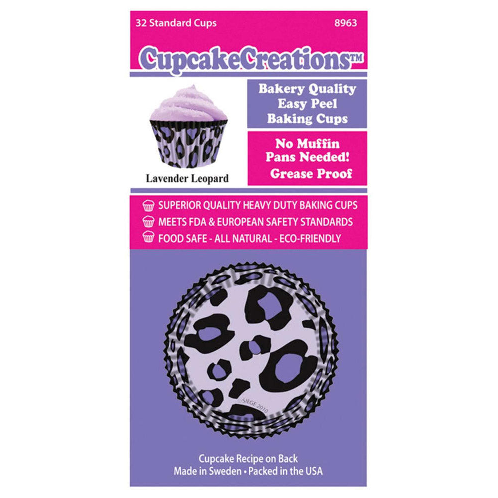 Standard Leopard Cupcake Cups 32pk