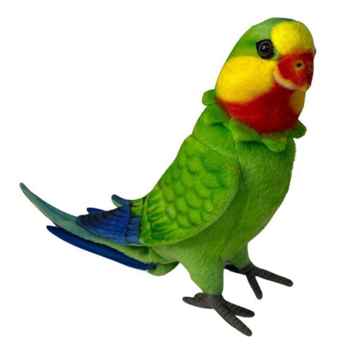 Poseable Superb Parrot Plush Toy 30cm