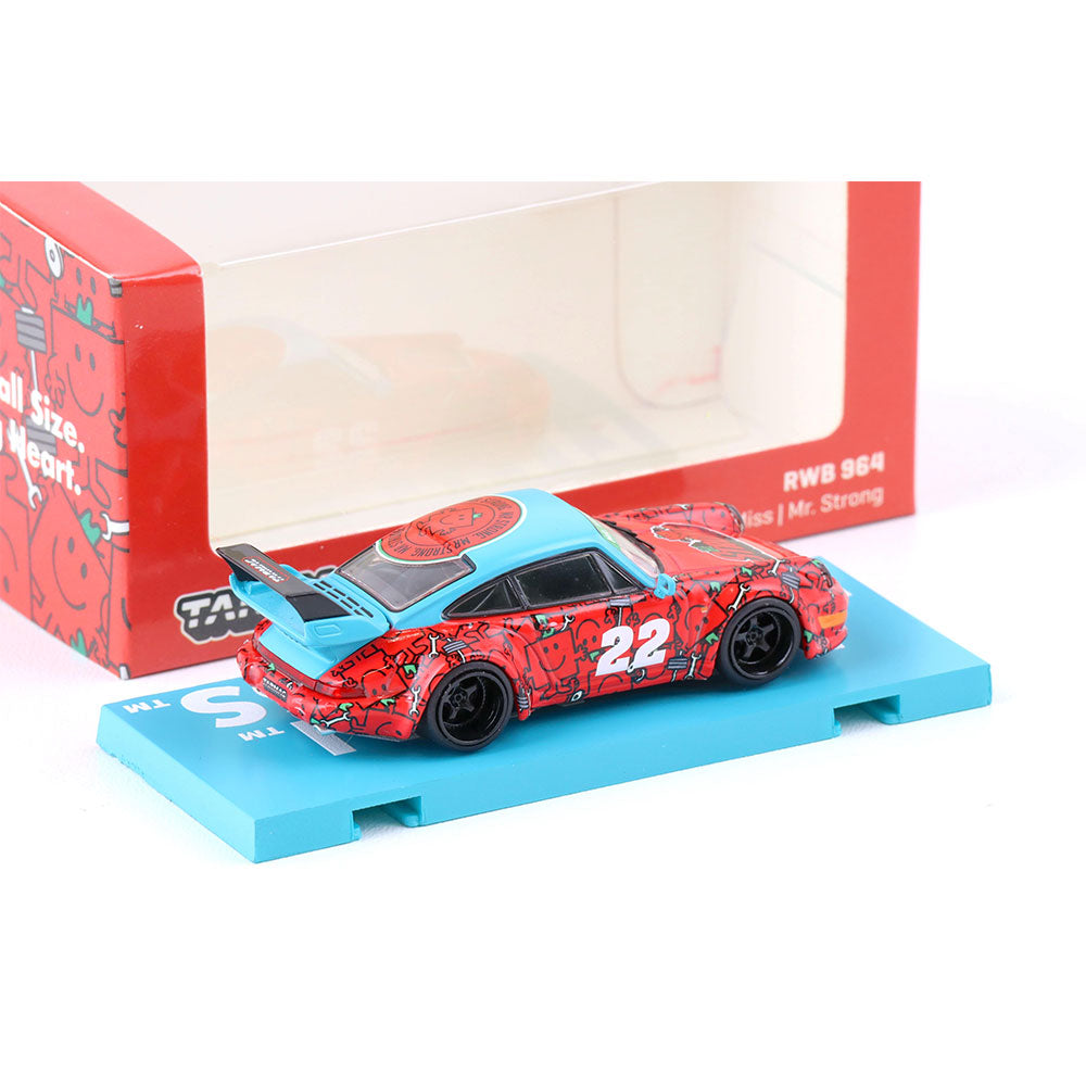 Mr. Men Little Miss RWB 964 with Container 1:64 Model Car