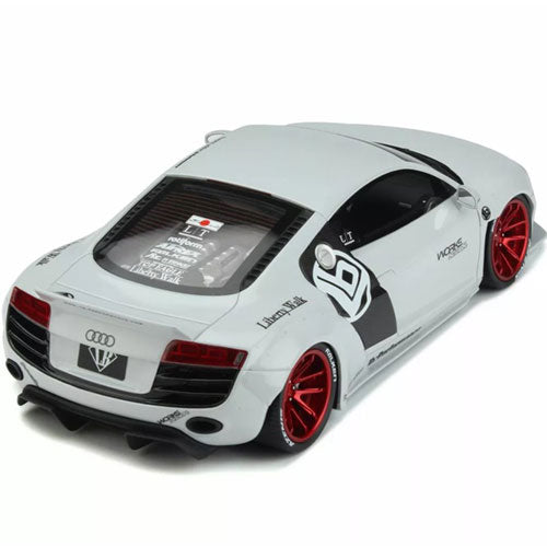 Audi R8 by LB Works 1:18 Model Car (Glacier White)