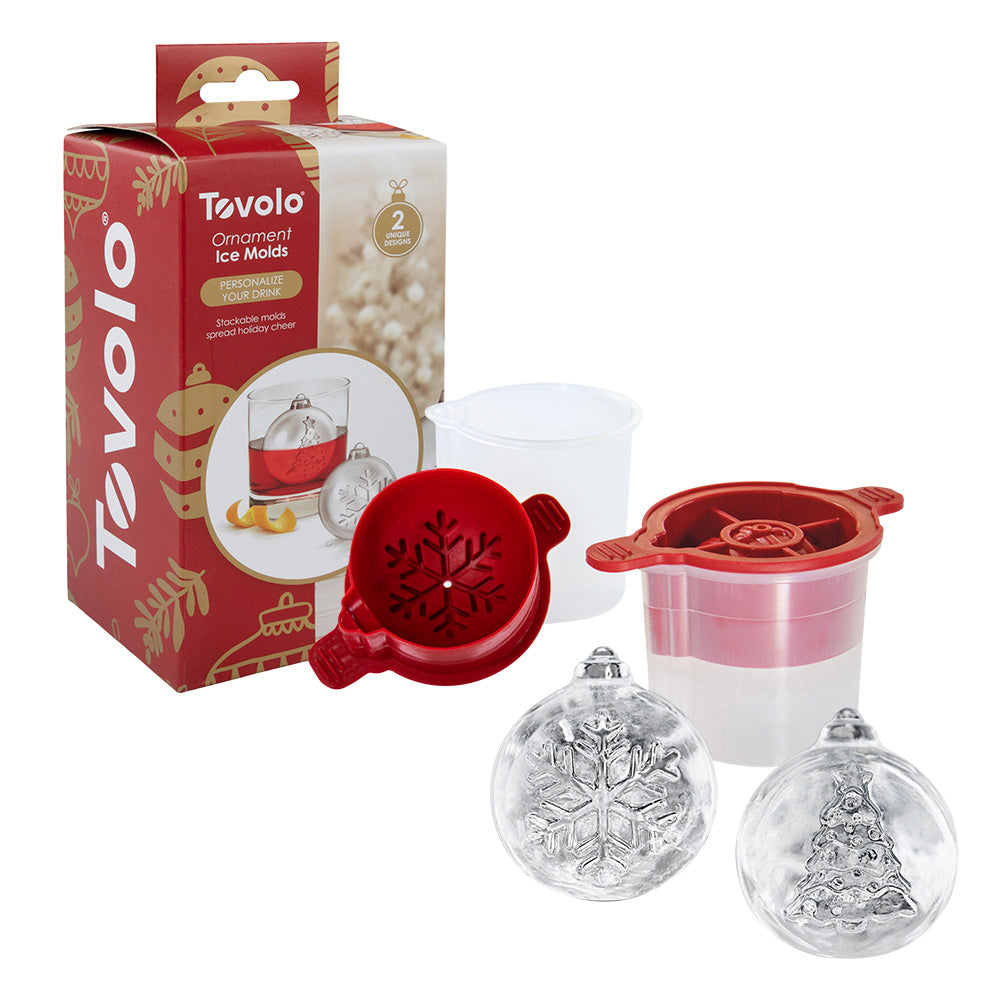 Tovolo Ornamental Ice Moulds Set 2 (Tree & Snowflake)
