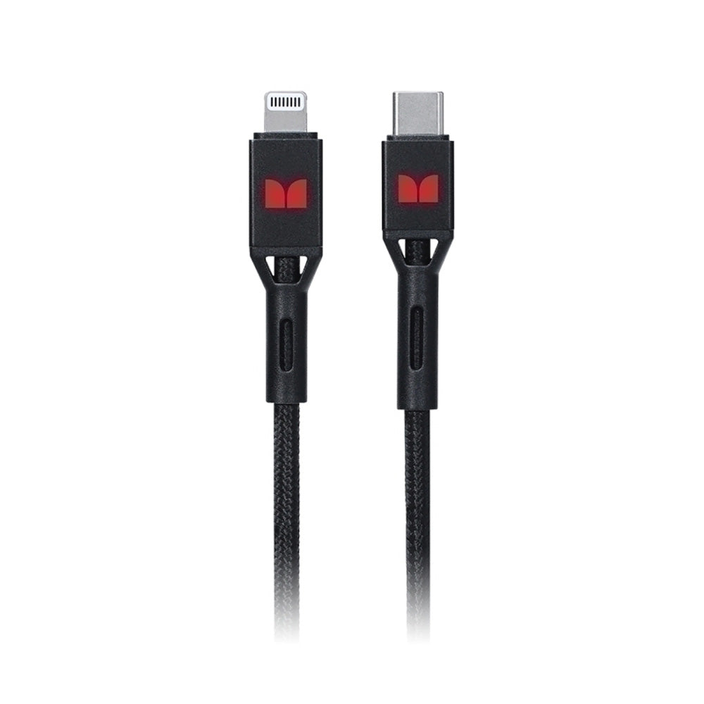 Monster Lightning to USB-C Braided Cable 1.2m