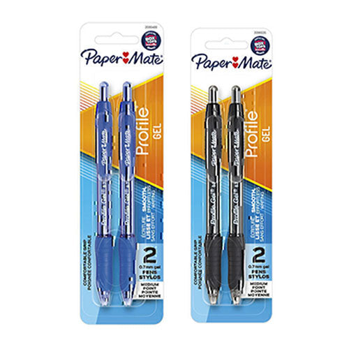 PM Profile Retractable Gel Pen 0.7mm 2pk (Box of 6)