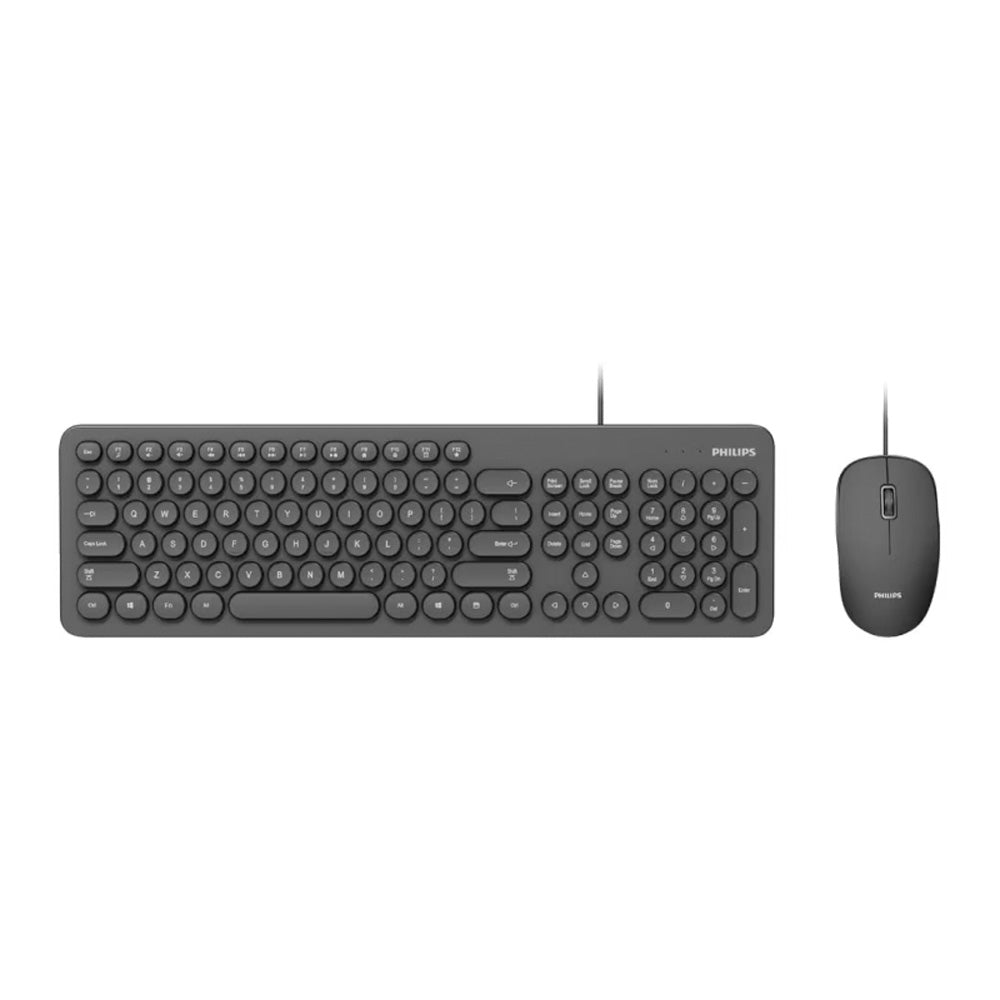 Philips SPT6334 Wired Keyboard and Mouse Combo