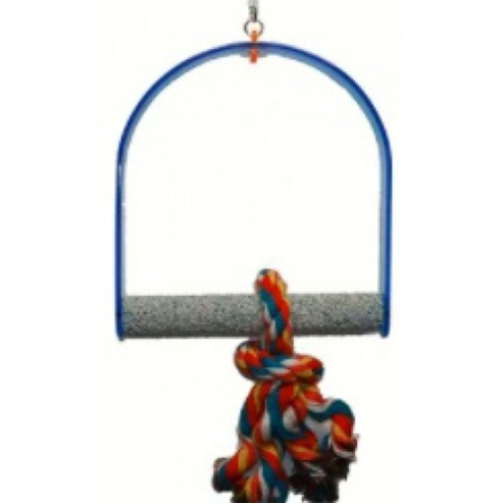 Acrylic Swing with Grit Perch