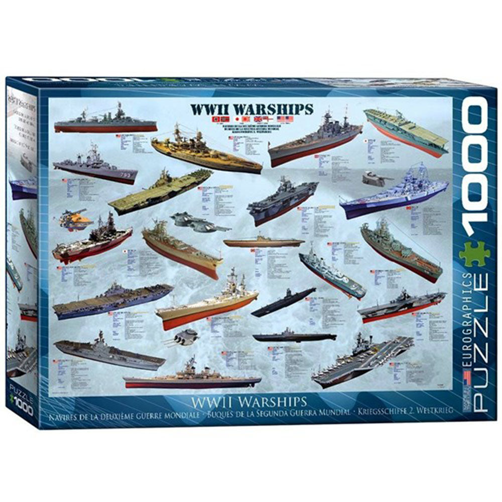 Eurographics WWII Warships Jigsaw Puzzle 1000pcs