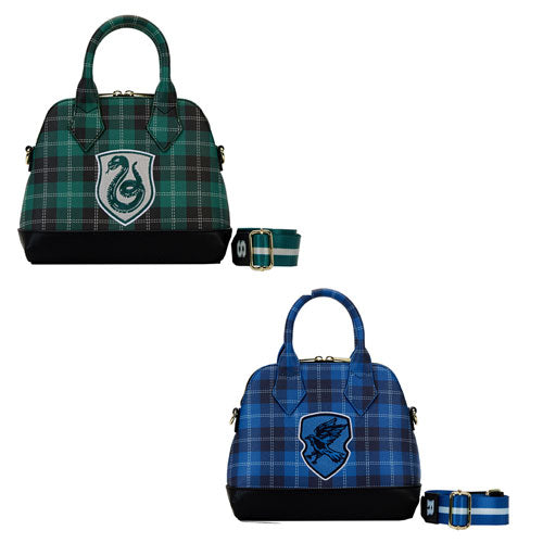 Hogwarts House Patch Varsity Plaid Crossbody Bag