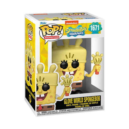 Spongebob: 25th Anniversary Glove World Spongebob Pop! Vinyl