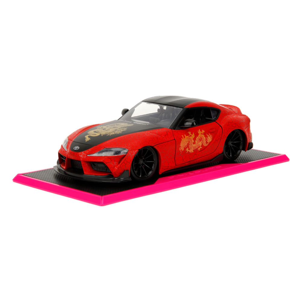 Pink Slips 2020 Toyota Supra Year Of The Dragon 1:24 Vehicle