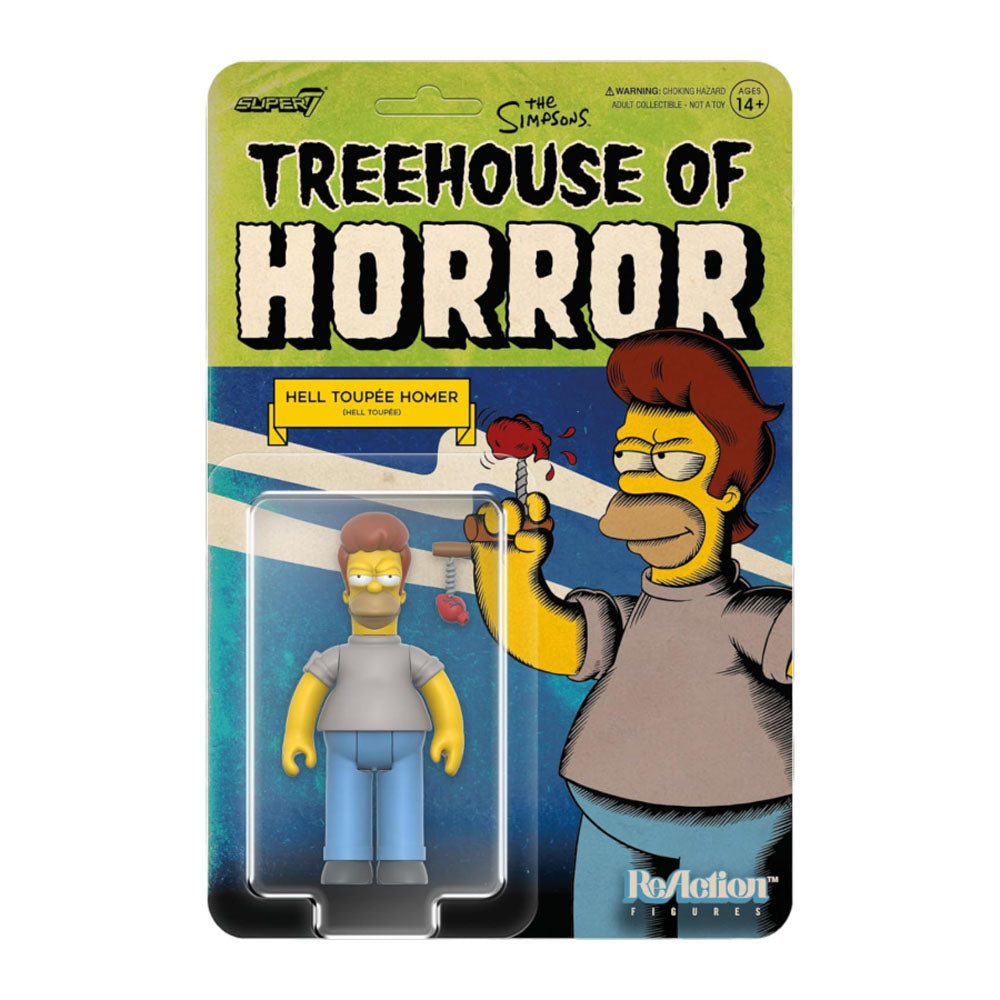 Hell Toupee Homer Tree House of Horror Reaction 3.75" Figure