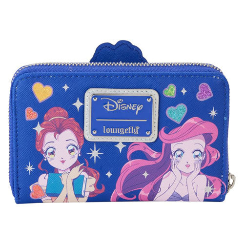 Disney Princess Manga Style Zip Around Wallet