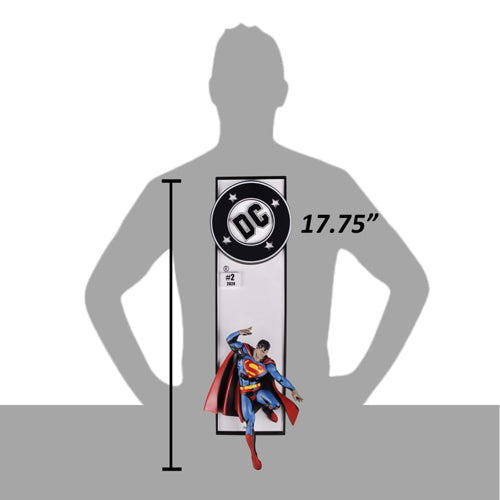 Superman Comic Corner Box 1:10 Scale Resin Wall Art Statue