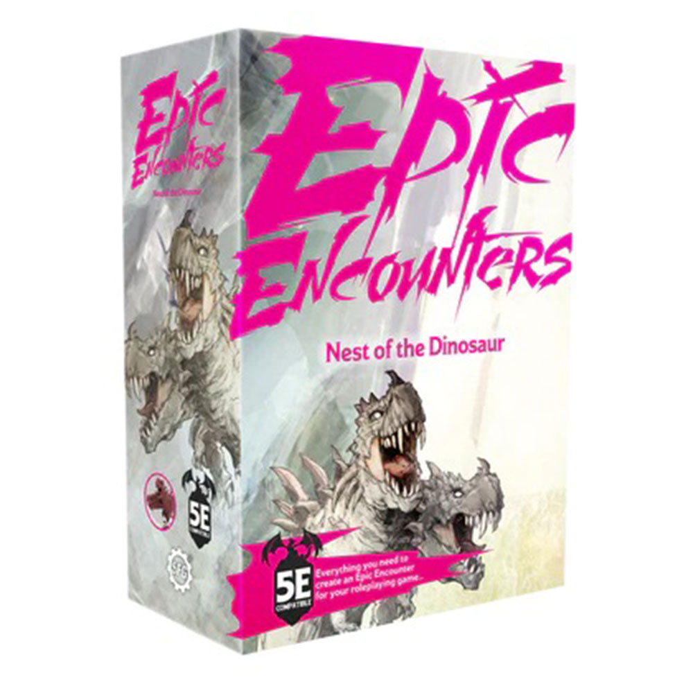 Epic Encounters Nest of the Dinosaur RPG Miniature Set