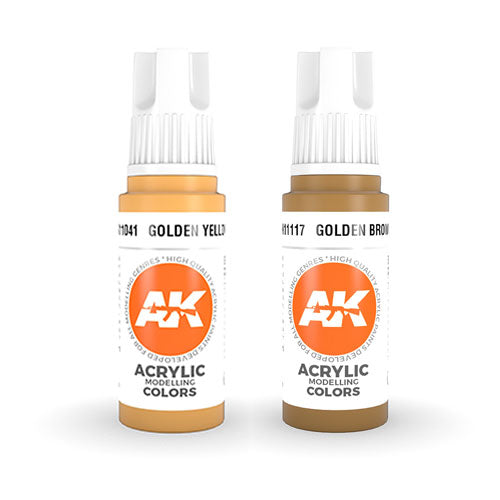 AK Interactive 3Gen Golden Acrylic Paint 17mL