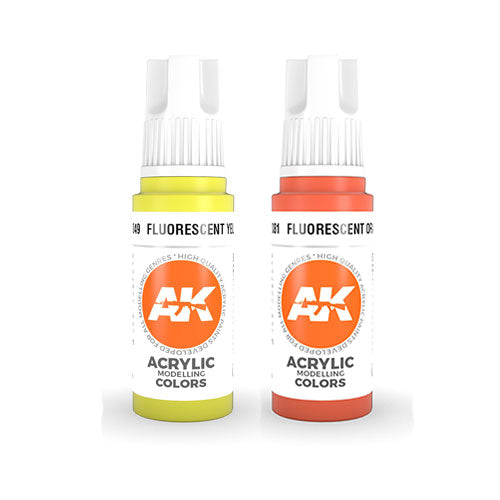 AK Interactive 3Gen Fluorescent Acrylic Paint 17mL