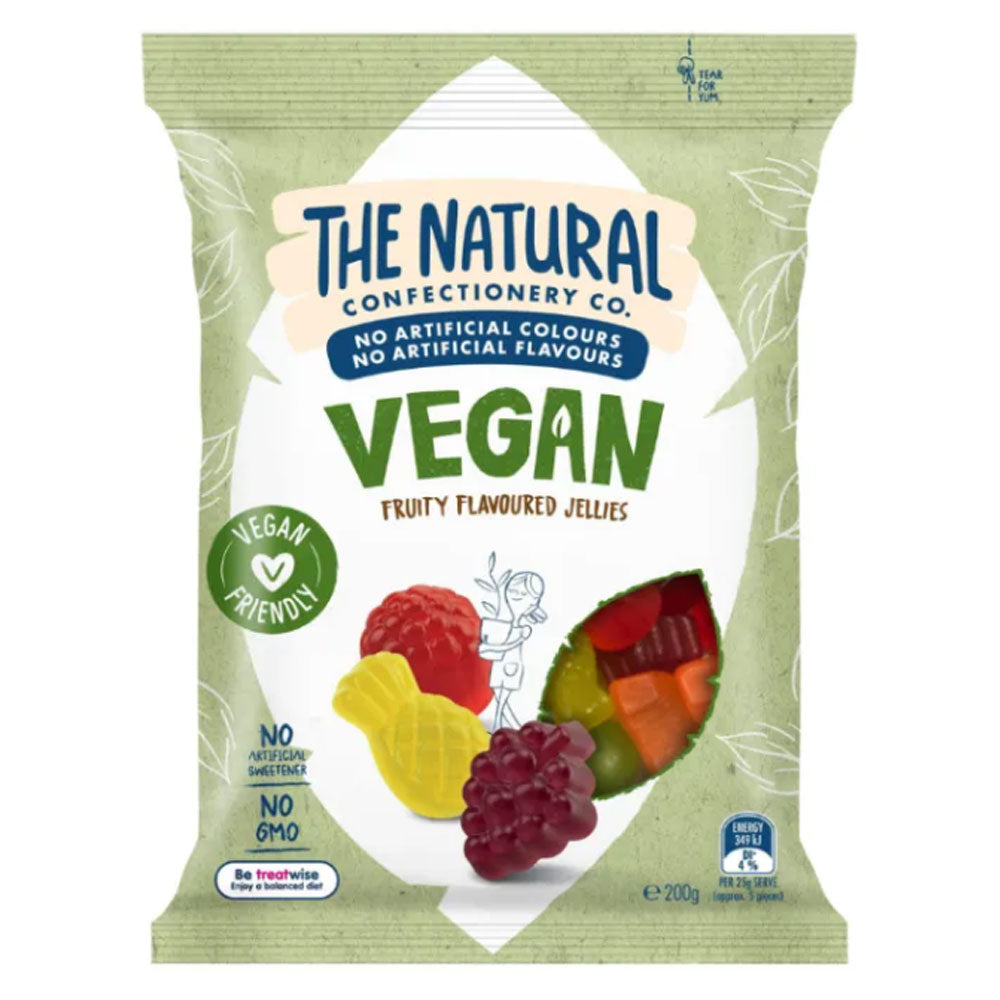 The Natural Confectionery Co. Vegan Jellies (18x180g)
