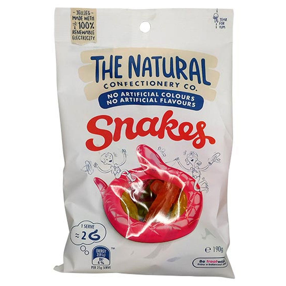 The Natural Confectionery Co. Snakes (12x190g)