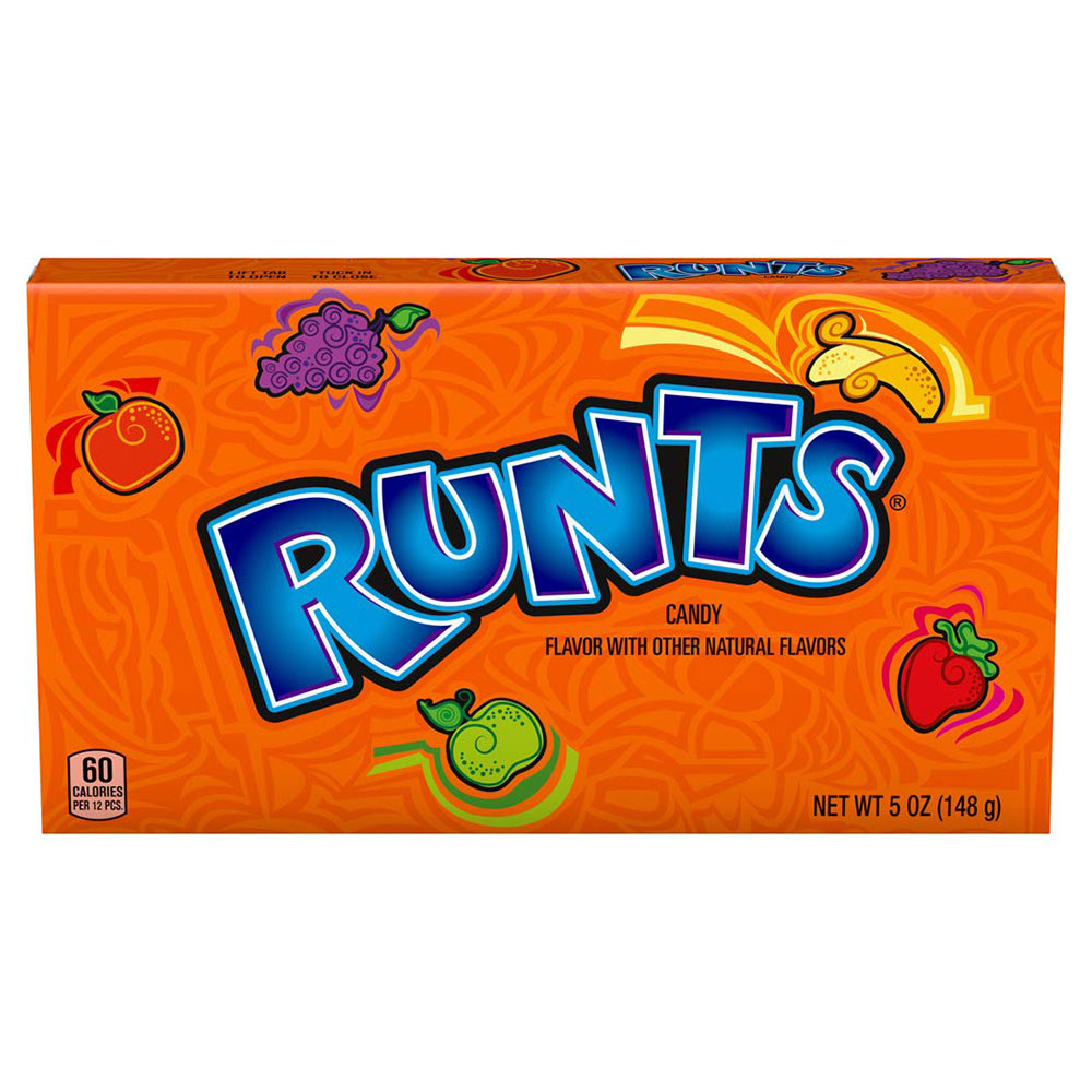 Runts Candy in Theatre box