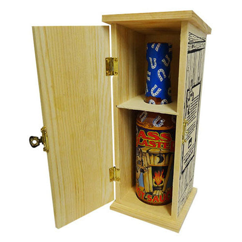 Ass Blaster Hot Sauce with Outhouse (148mL Display Case)