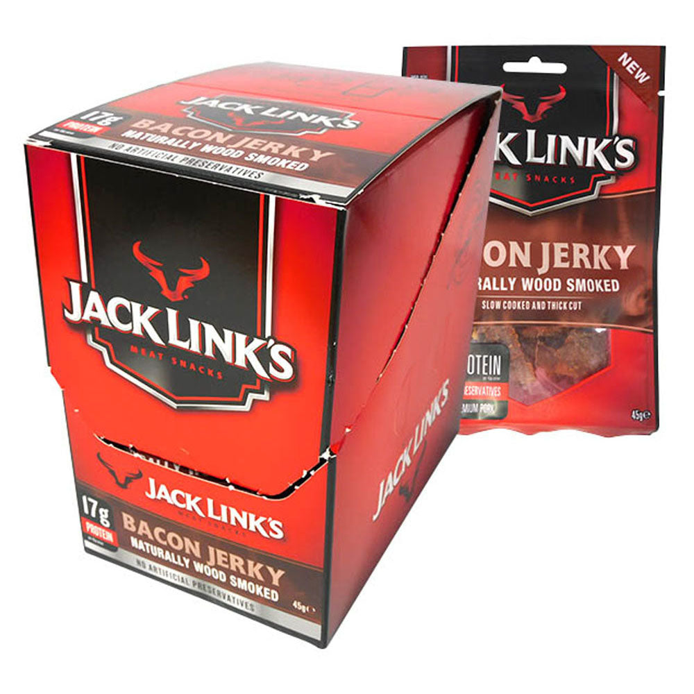 Jack Links Bacon Jerky Wood Smoked (10x50g)
