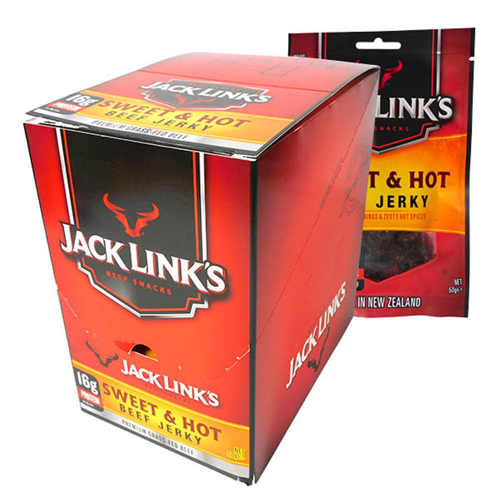Jack Links Beef Jerky Sweet & Hot (10x50g)