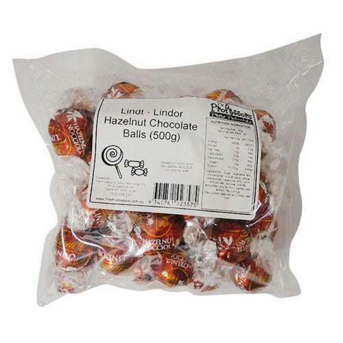 Lindt Lindor Hazelnut Chocolate Balls 500g