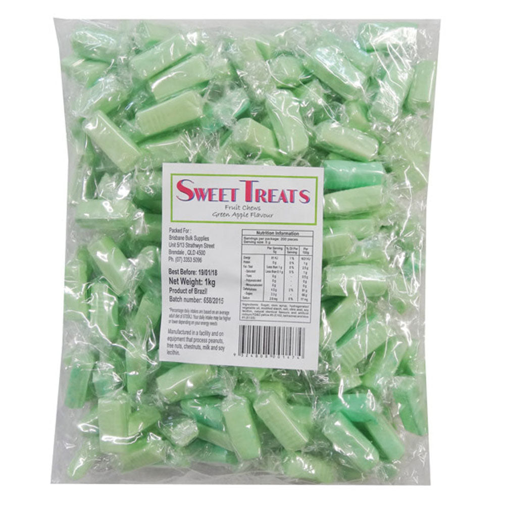 Sweet Treats Wrapped Fruit Chews 1kg