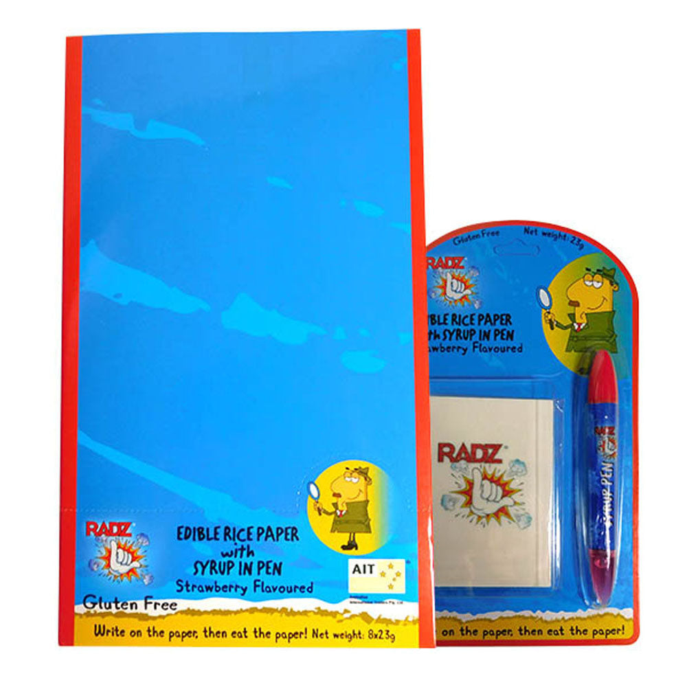 Radz Edible Rice Paper with Syrup in Pen (8x23g)