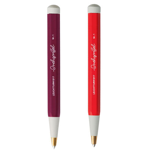 Drehgriffel #1 Royal Blue Ink Medium Twist Pen (Red)