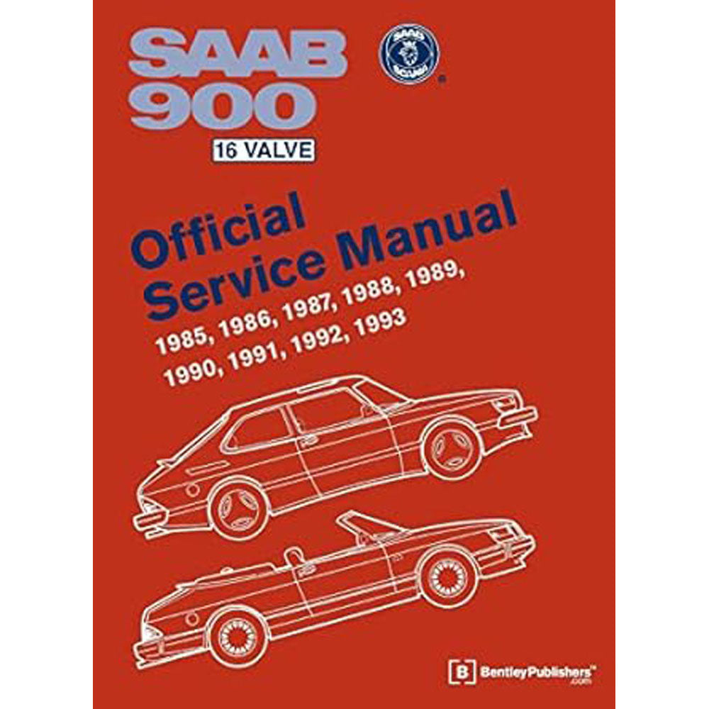 SAAB 900 16 Valve 1985- 1993 Models Service Hardcover Manual