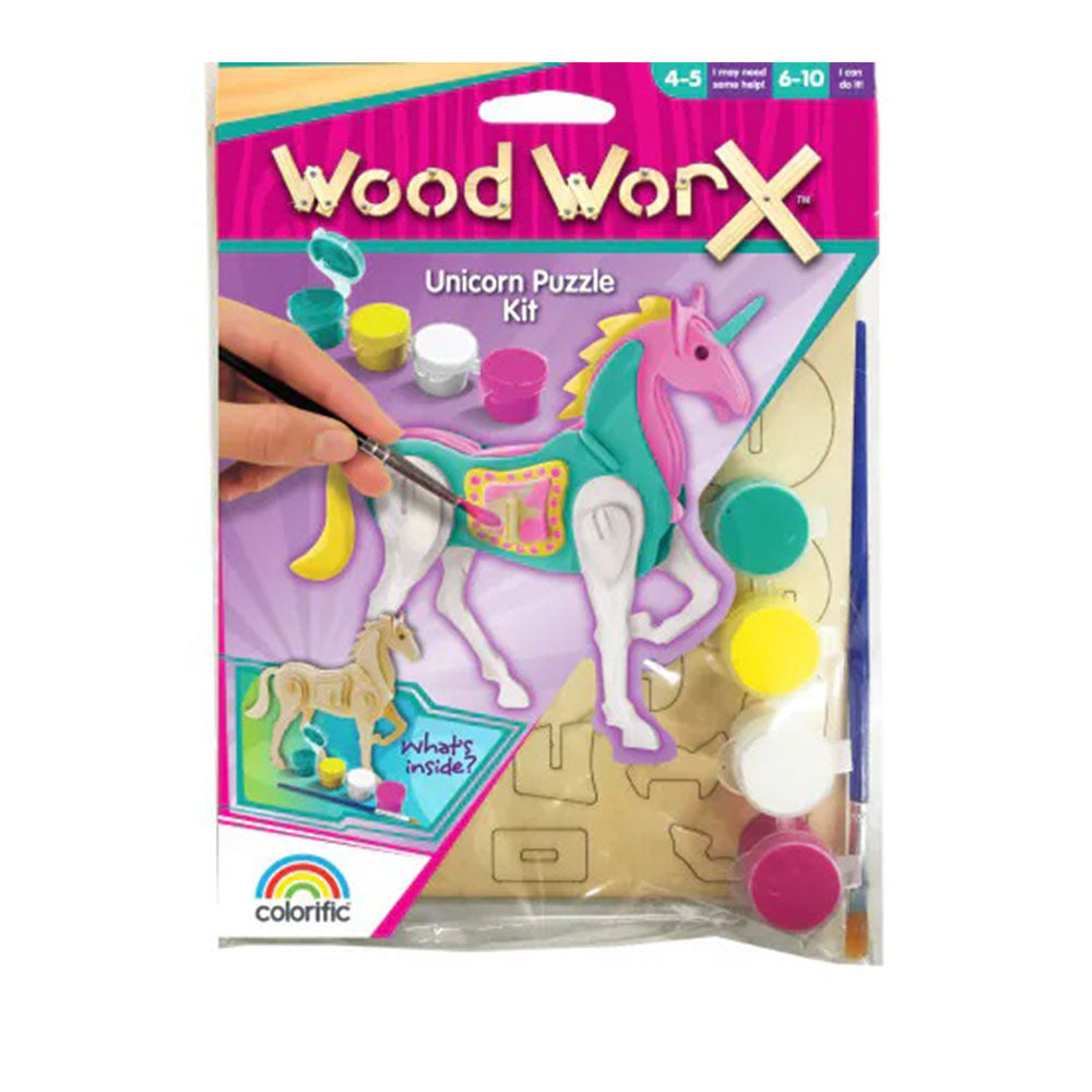 Wood Worx Puzzle Paint Kit