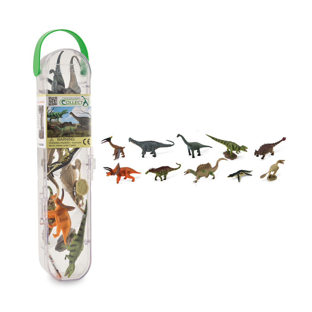 CollectA Dinosaur Figures in Tube Gift Set (Set of 10)
