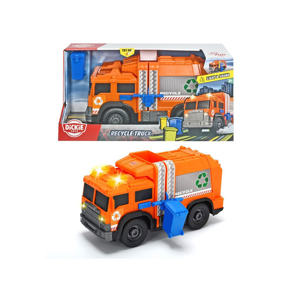 Dickie Toys Recycle Truck with Light and Sound 30cm