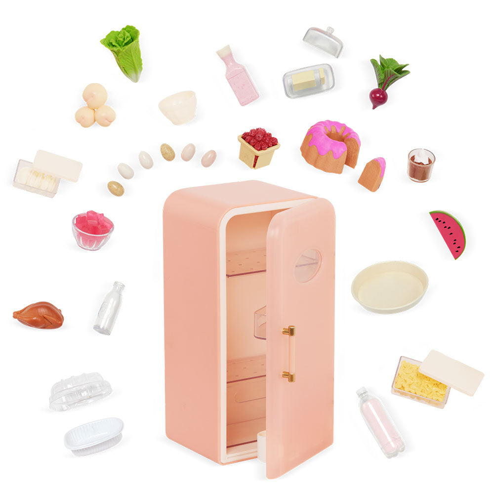 Our Generation Perfectly Fresh Fridge and Food Playset