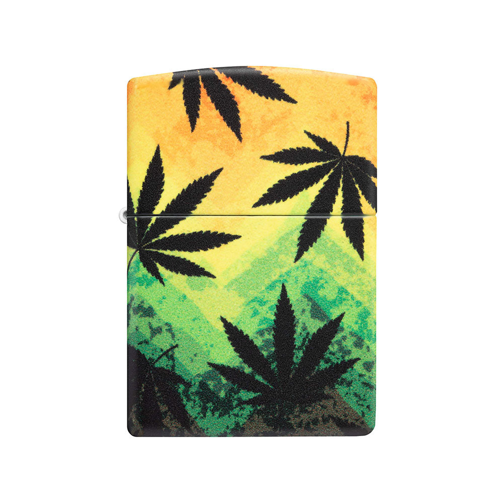 Zippo 540 Matte Cannabis Design Lighter