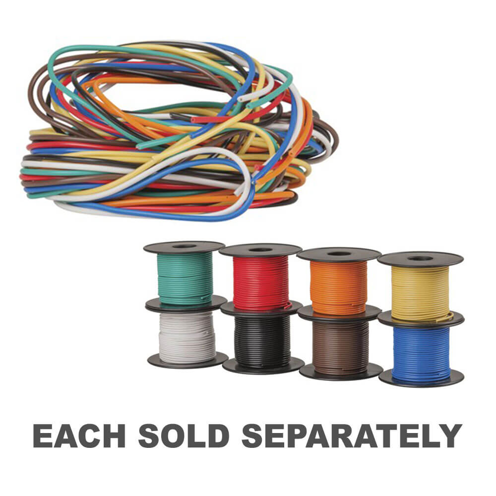 Light-duty Round Hook-up Wire Pack 8 Colours