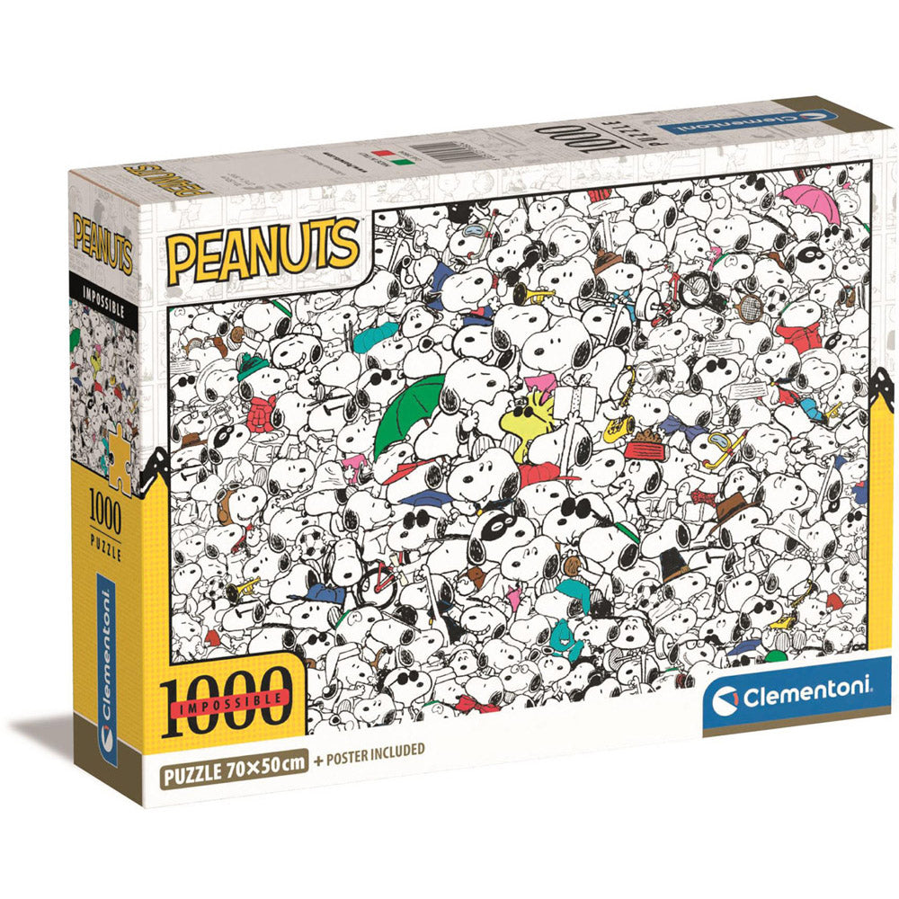 Clementoni Impossible Compact Peanuts 1000-Piece Puzzle