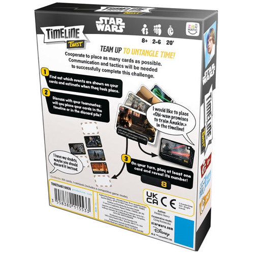 Timeline Twist Star Wars Edition Strategy Game